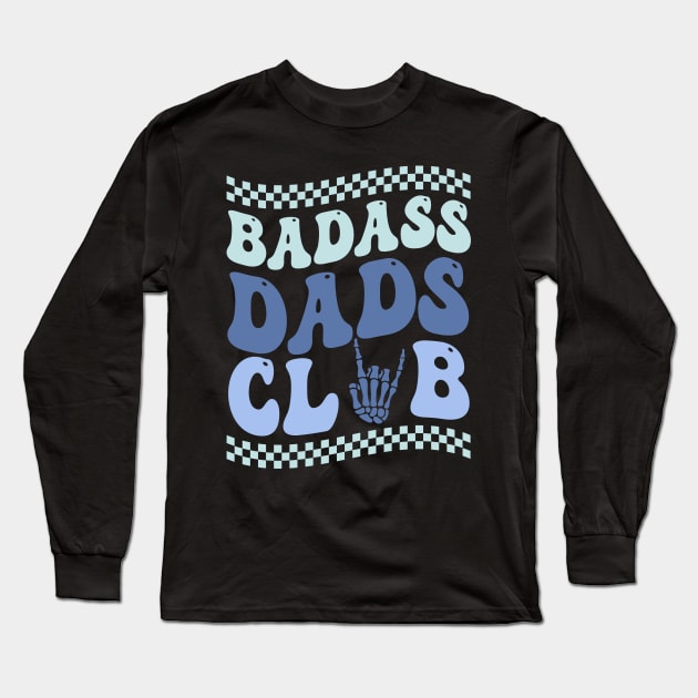 Badass Dads Club Dad funny Gift For Men Father day Long Sleeve T-Shirt by truong-artist-C